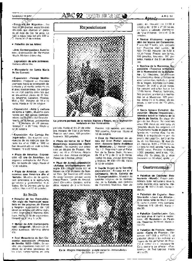 ABC SEVILLA 19-09-1992 página 61