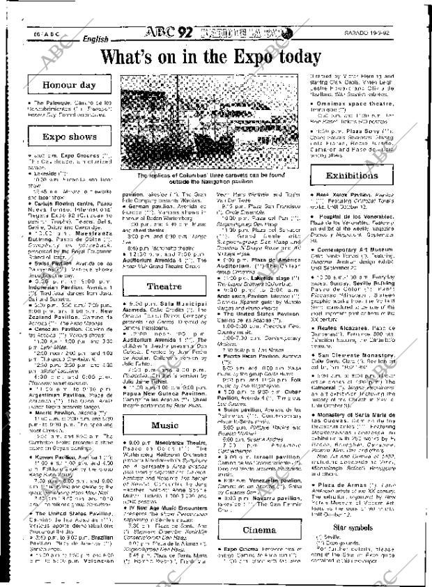 ABC SEVILLA 19-09-1992 página 66