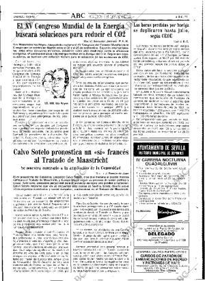 ABC SEVILLA 19-09-1992 página 77