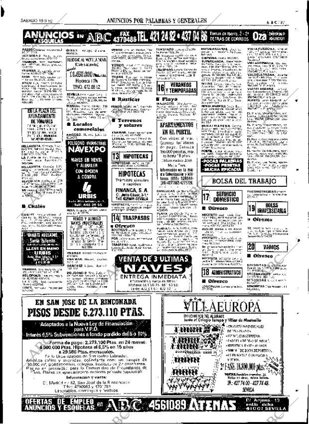 ABC SEVILLA 19-09-1992 página 97