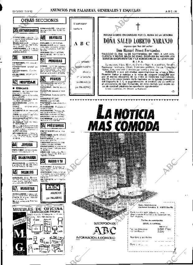 ABC SEVILLA 19-09-1992 página 99