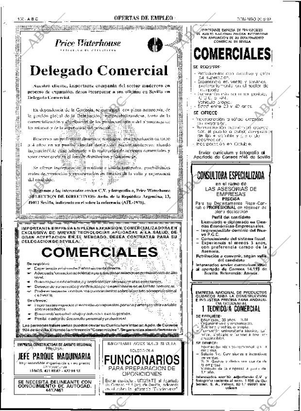 ABC SEVILLA 20-09-1992 página 100