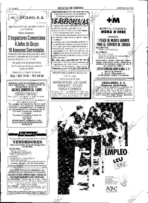 ABC SEVILLA 20-09-1992 página 104
