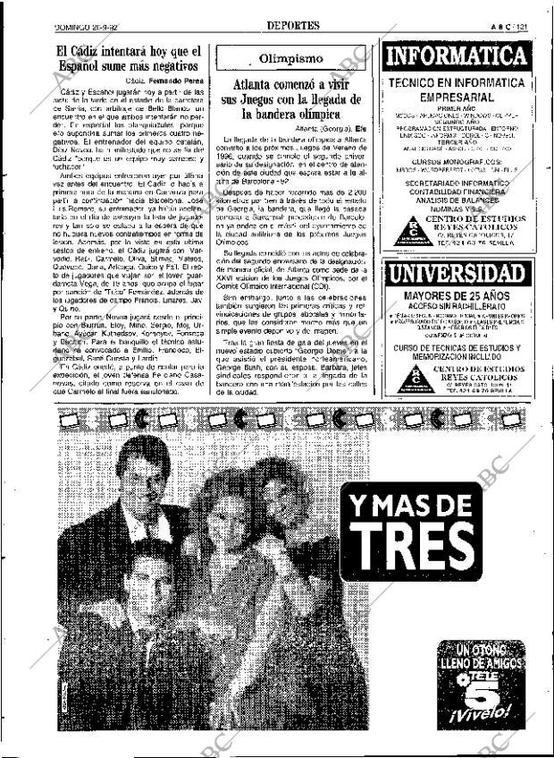 ABC SEVILLA 20-09-1992 página 121