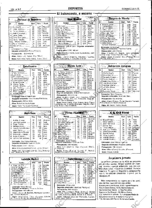 ABC SEVILLA 20-09-1992 página 128