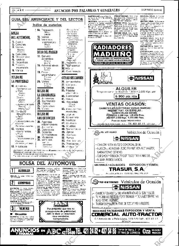 ABC SEVILLA 20-09-1992 página 134