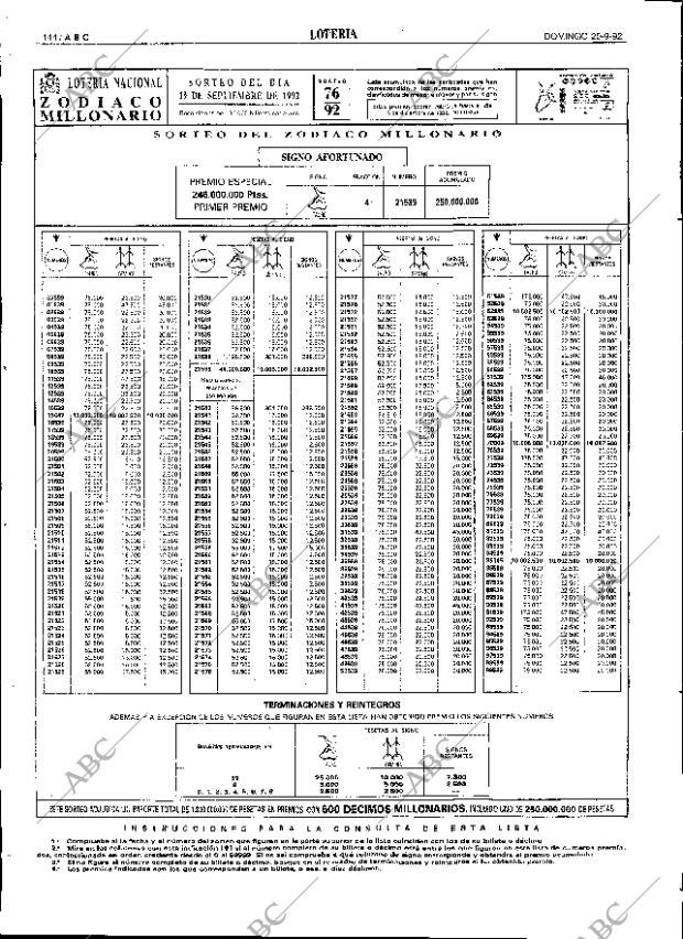 ABC SEVILLA 20-09-1992 página 144