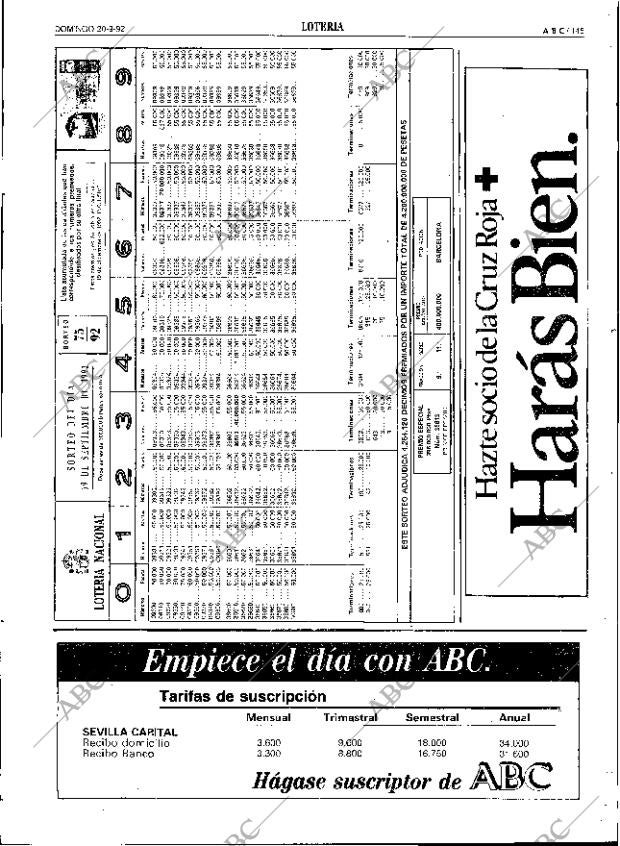 ABC SEVILLA 20-09-1992 página 145