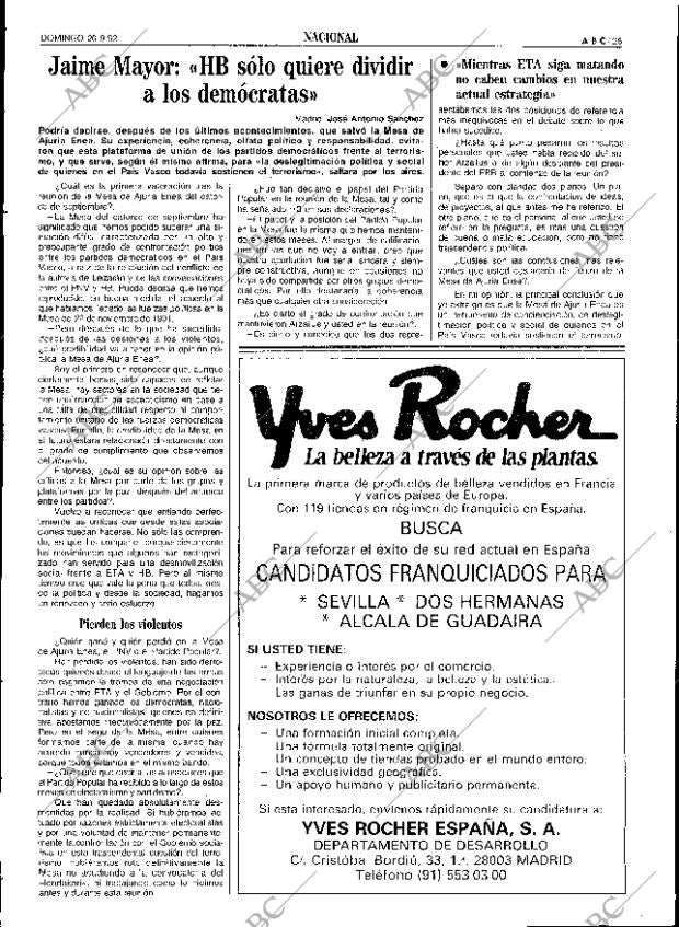 ABC SEVILLA 20-09-1992 página 25