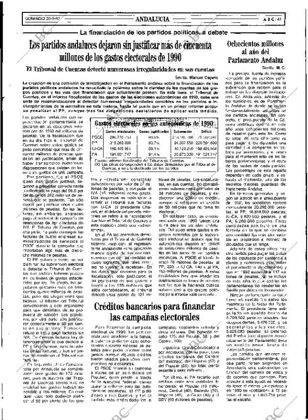 ABC SEVILLA 20-09-1992 página 41