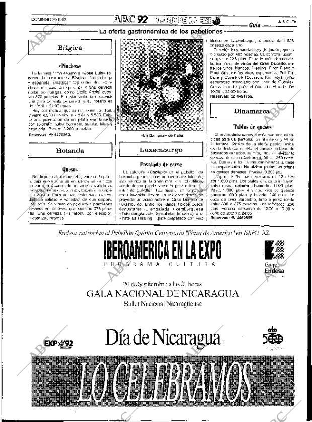 ABC SEVILLA 20-09-1992 página 75