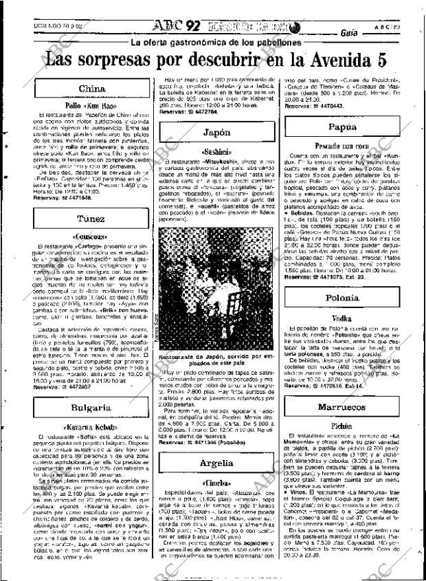 ABC SEVILLA 20-09-1992 página 83