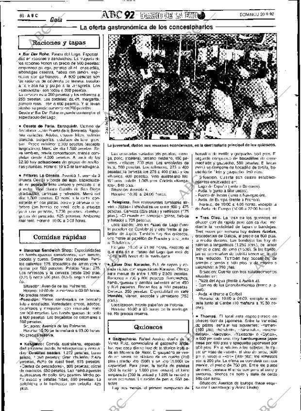 ABC SEVILLA 20-09-1992 página 86