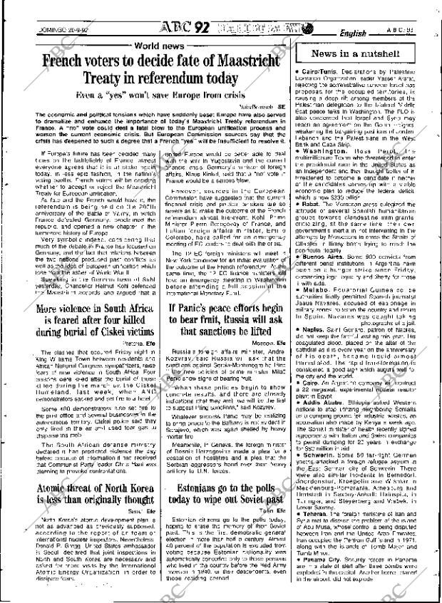 ABC SEVILLA 20-09-1992 página 93