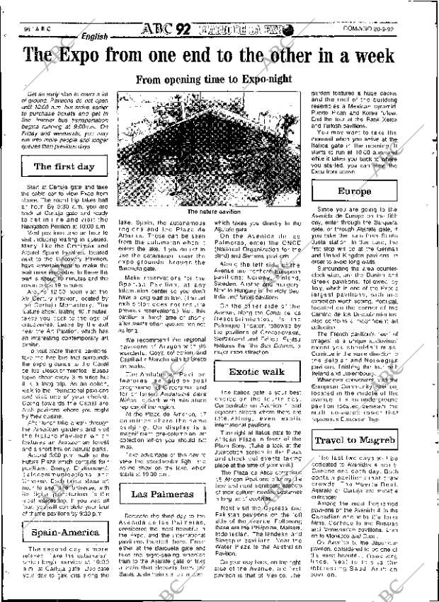 ABC SEVILLA 20-09-1992 página 96