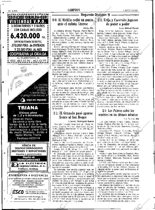 ABC SEVILLA 21-09-1992 página 84