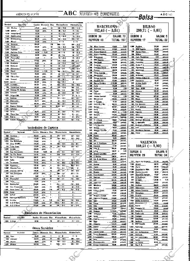 ABC MADRID 23-09-1992 página 43