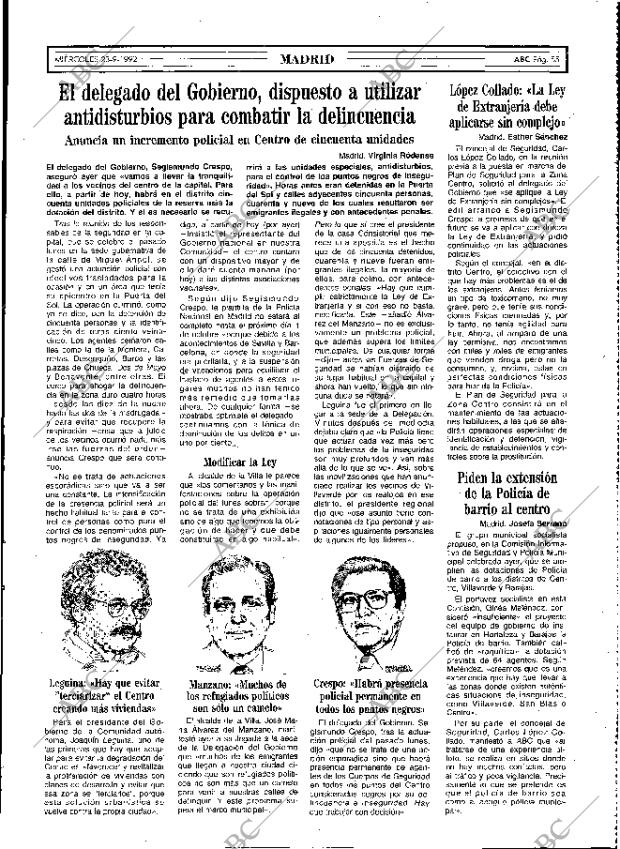 ABC MADRID 23-09-1992 página 55