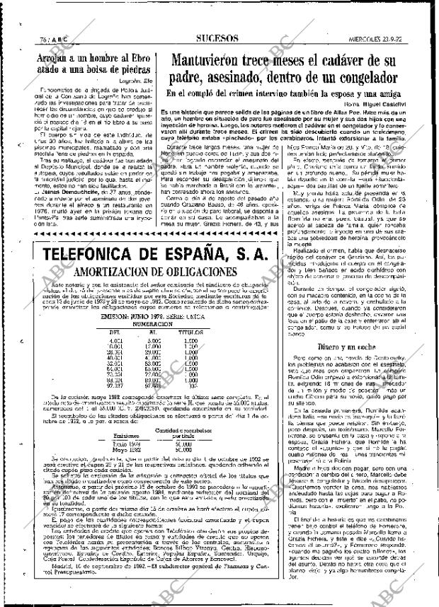 ABC MADRID 23-09-1992 página 76