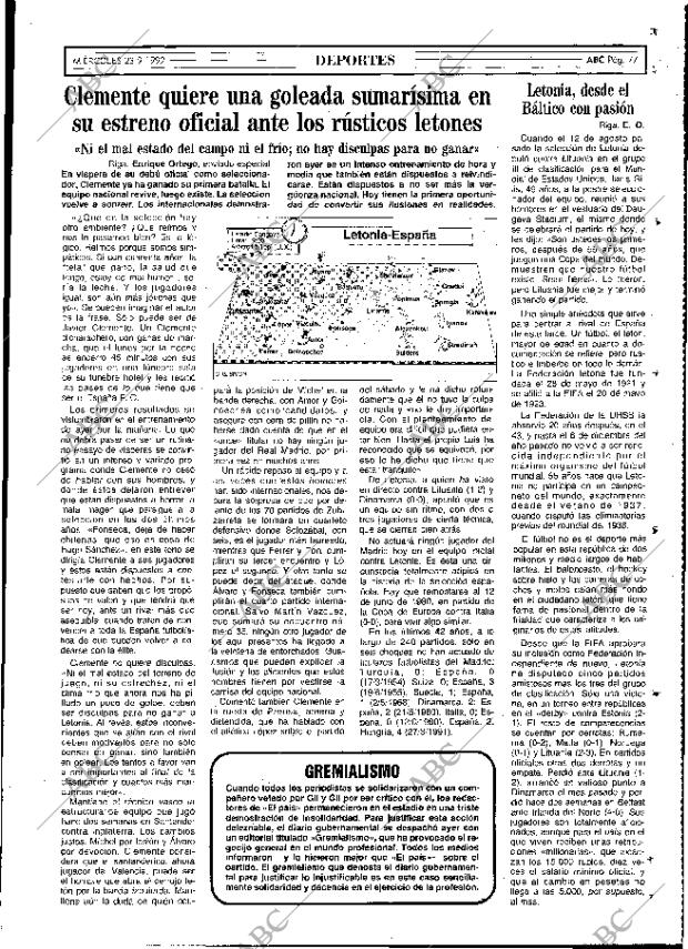 ABC MADRID 23-09-1992 página 77