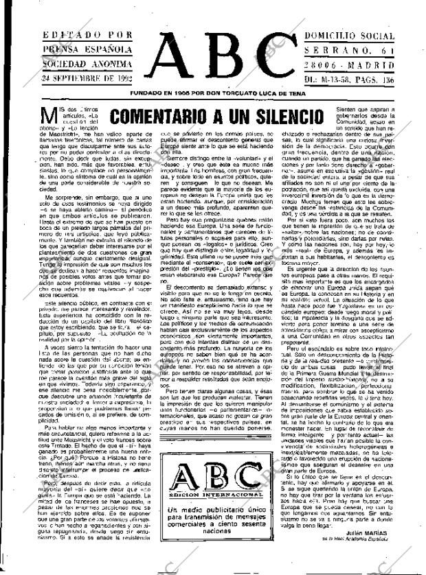 ABC MADRID 24-09-1992 página 3