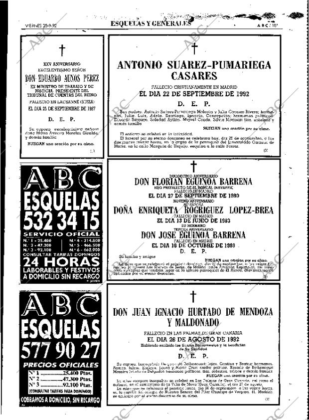 ABC MADRID 25-09-1992 página 101