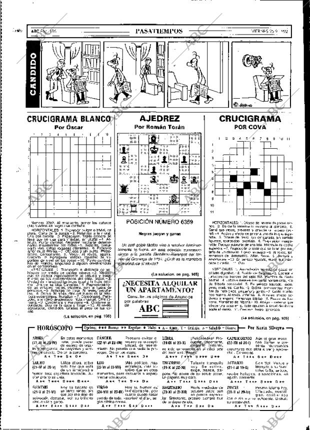 ABC MADRID 25-09-1992 página 116