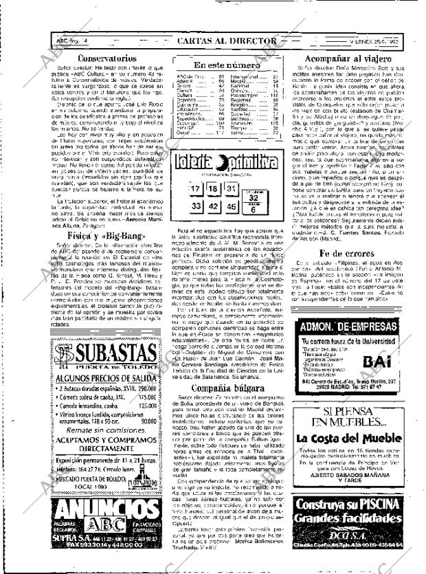 ABC MADRID 25-09-1992 página 14