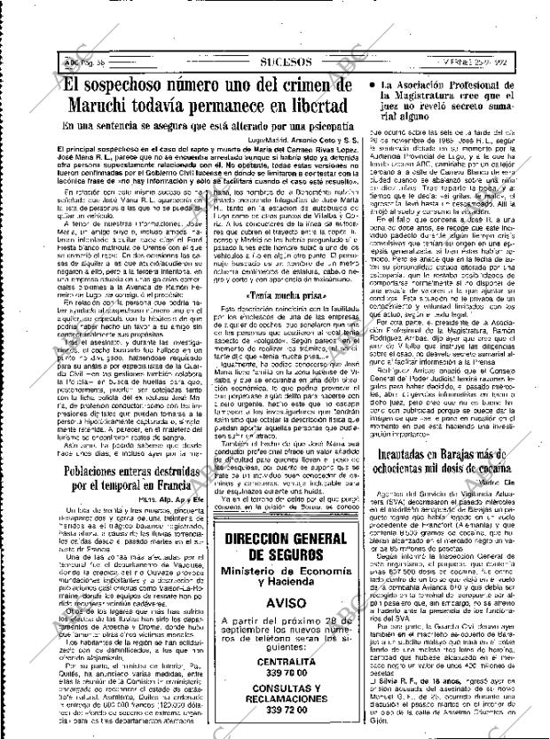 ABC MADRID 25-09-1992 página 58
