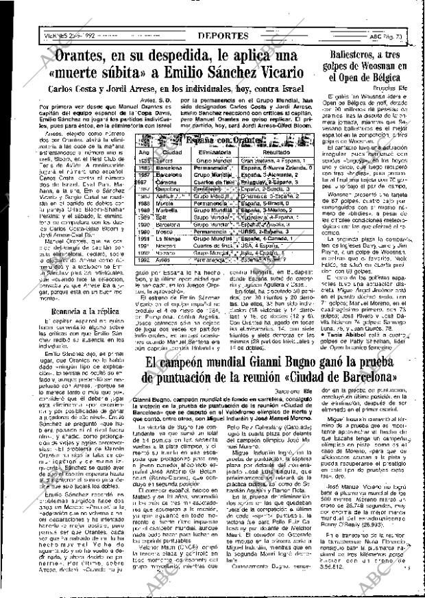 ABC MADRID 25-09-1992 página 73