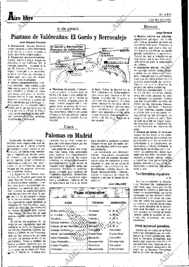 ABC MADRID 25-09-1992 página 88