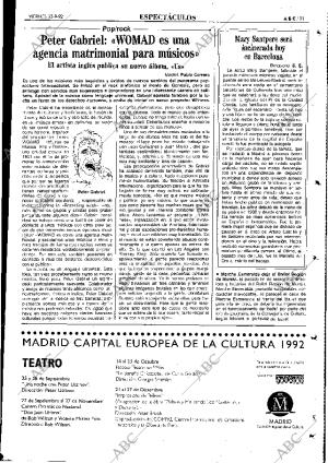 ABC MADRID 25-09-1992 página 91