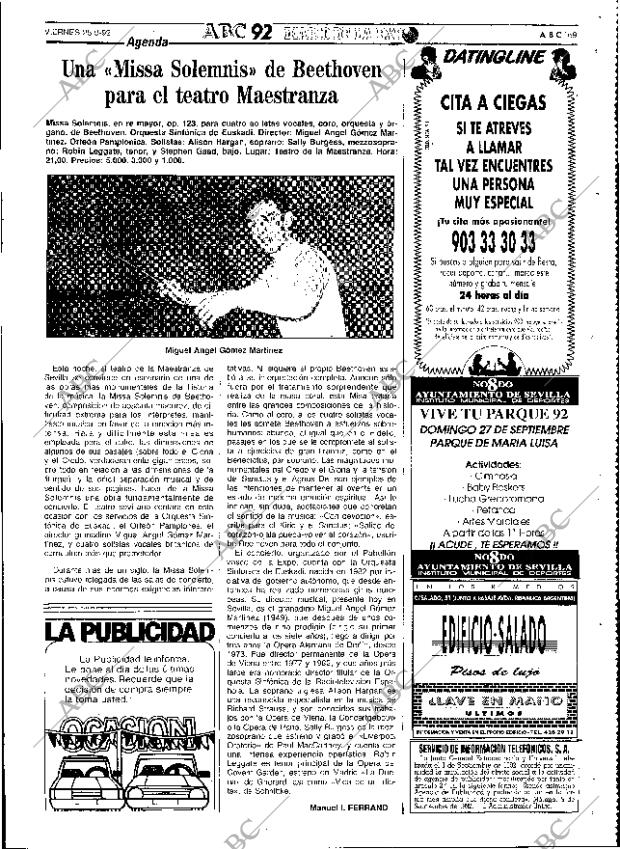 ABC SEVILLA 25-09-1992 página 69