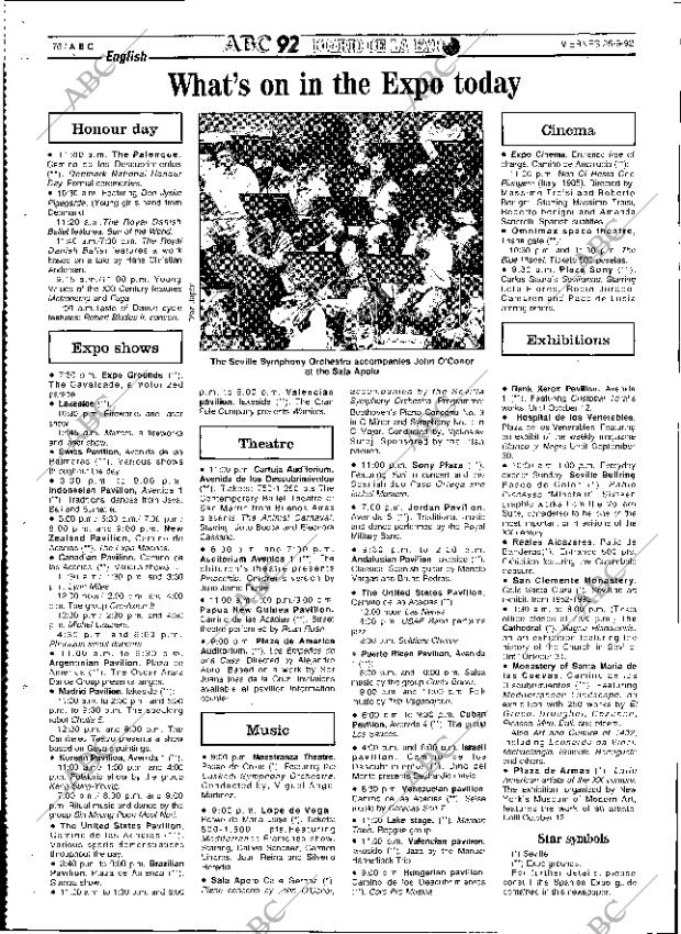 ABC SEVILLA 25-09-1992 página 76
