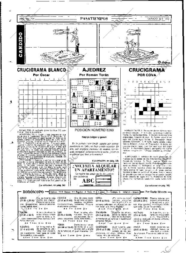 ABC MADRID 26-09-1992 página 104