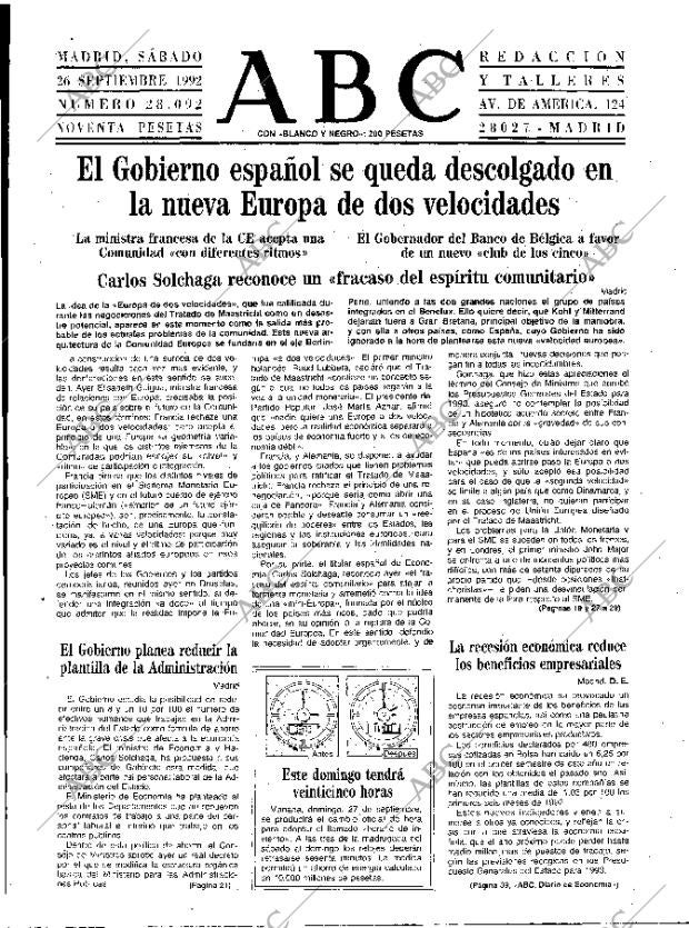 ABC MADRID 26-09-1992 página 13