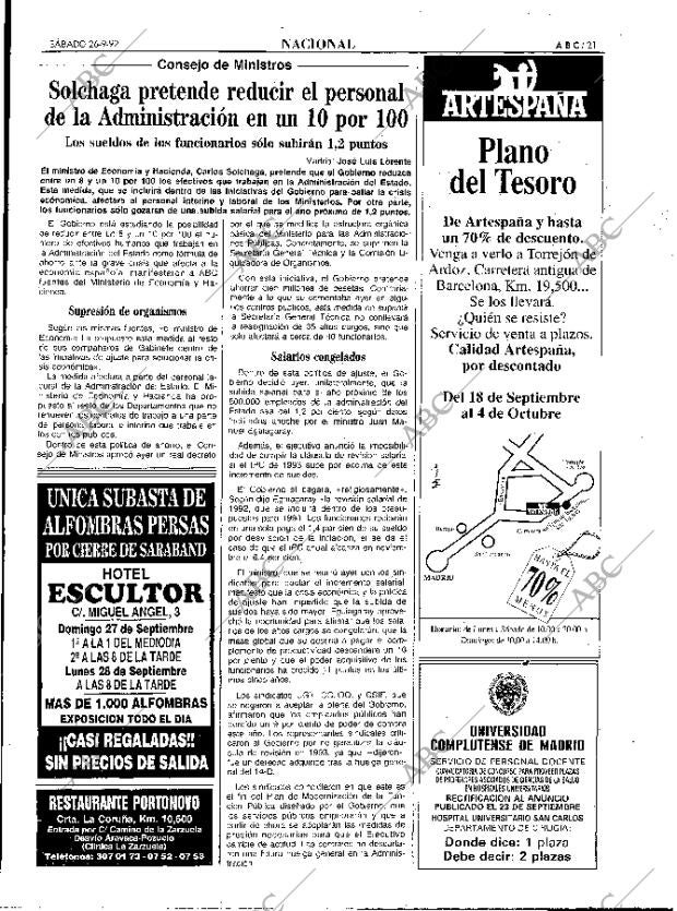 ABC MADRID 26-09-1992 página 21