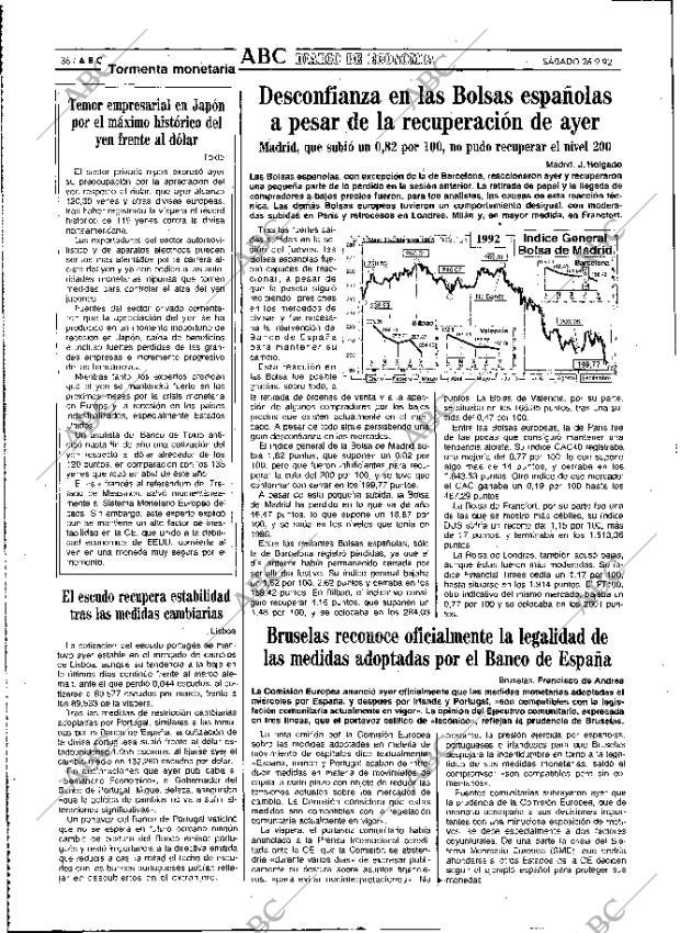 ABC MADRID 26-09-1992 página 36