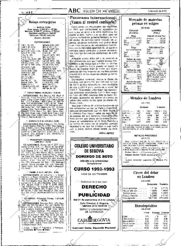 ABC MADRID 26-09-1992 página 46