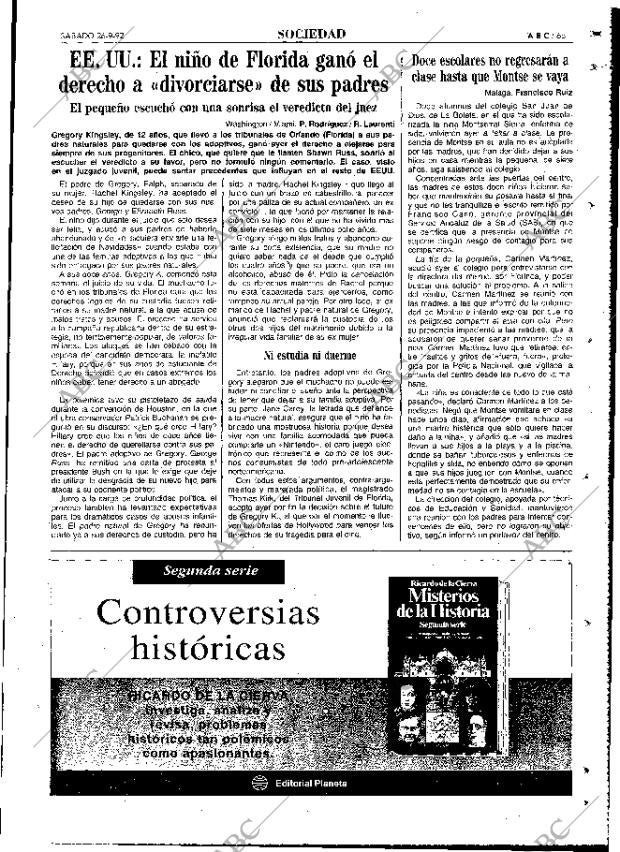 ABC MADRID 26-09-1992 página 65