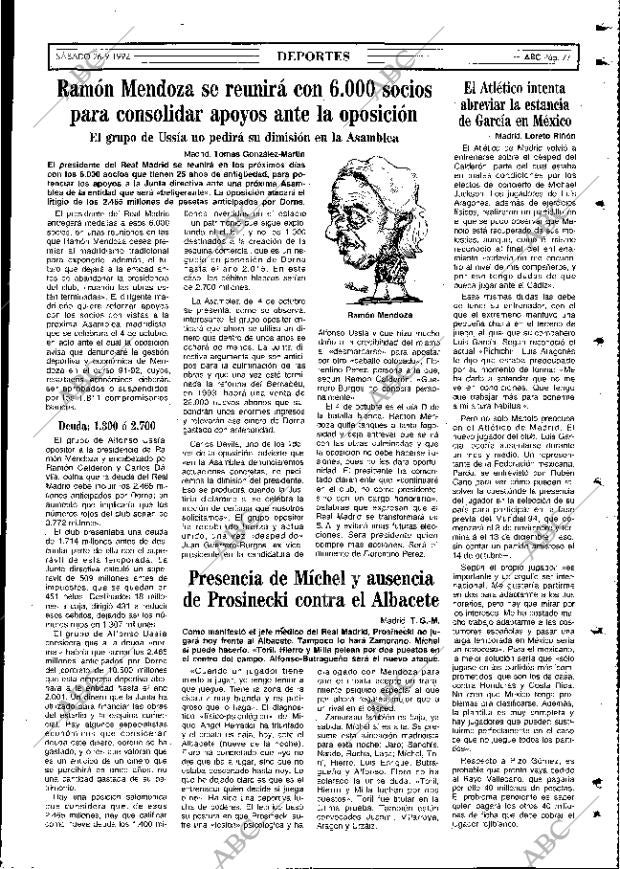 ABC MADRID 26-09-1992 página 77