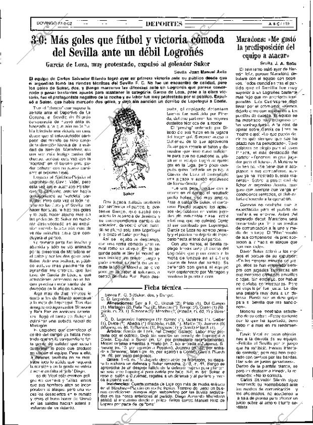 ABC SEVILLA 27-09-1992 página 119