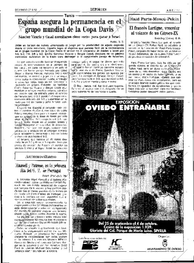 ABC SEVILLA 27-09-1992 página 127