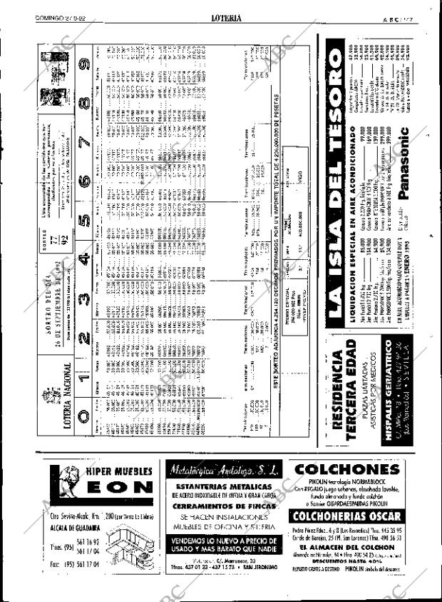 ABC SEVILLA 27-09-1992 página 147