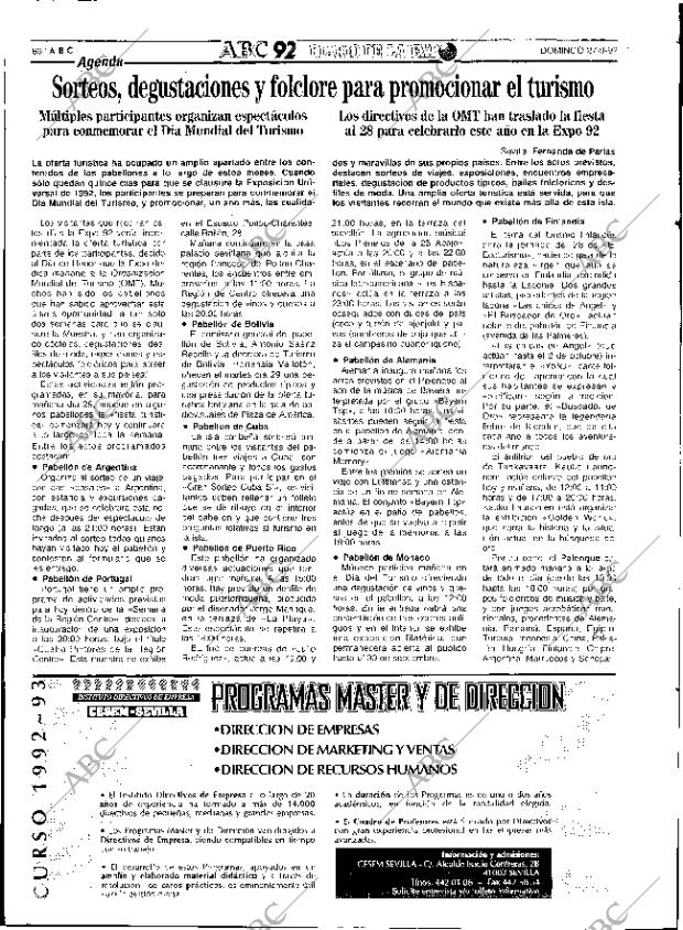 ABC SEVILLA 27-09-1992 página 66