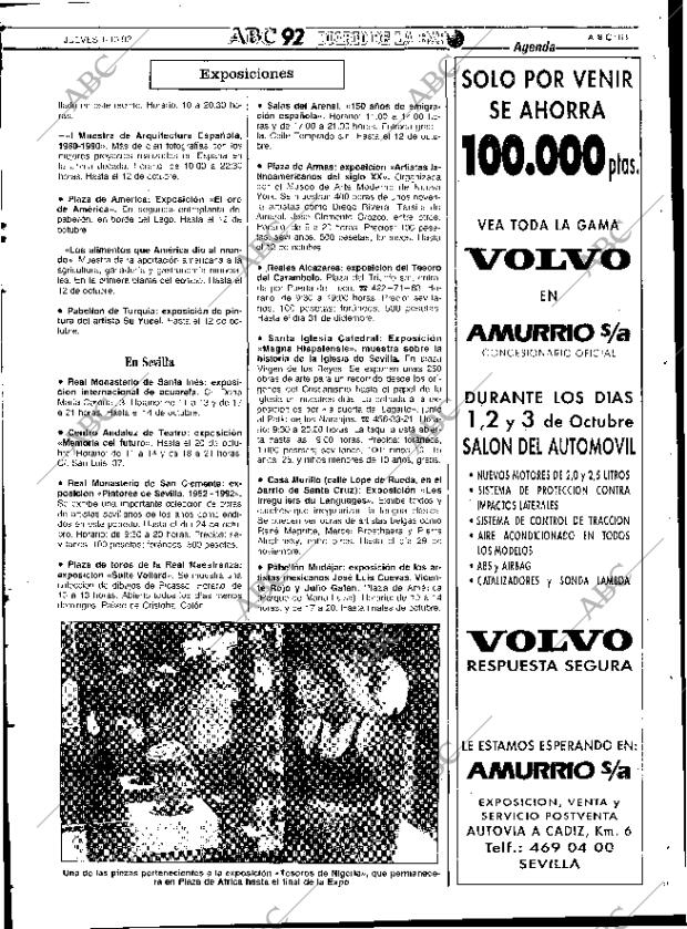 ABC SEVILLA 01-10-1992 página 63