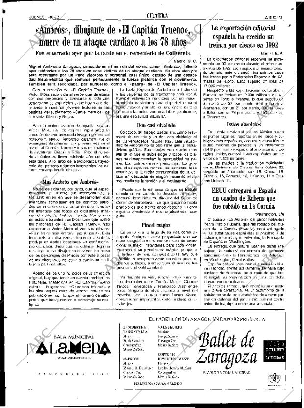 ABC SEVILLA 01-10-1992 página 73
