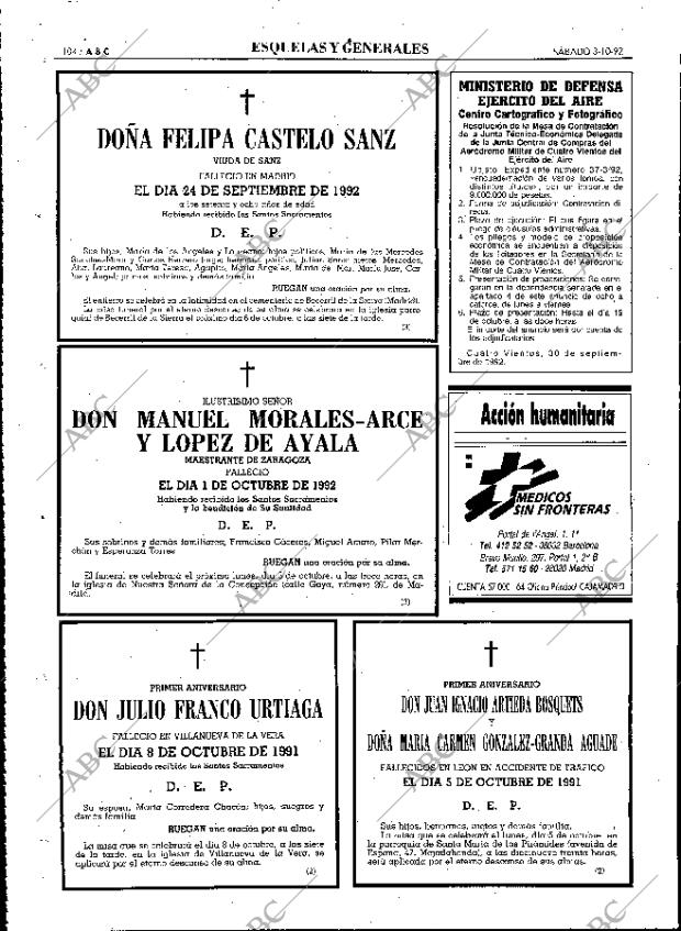 ABC MADRID 03-10-1992 página 104