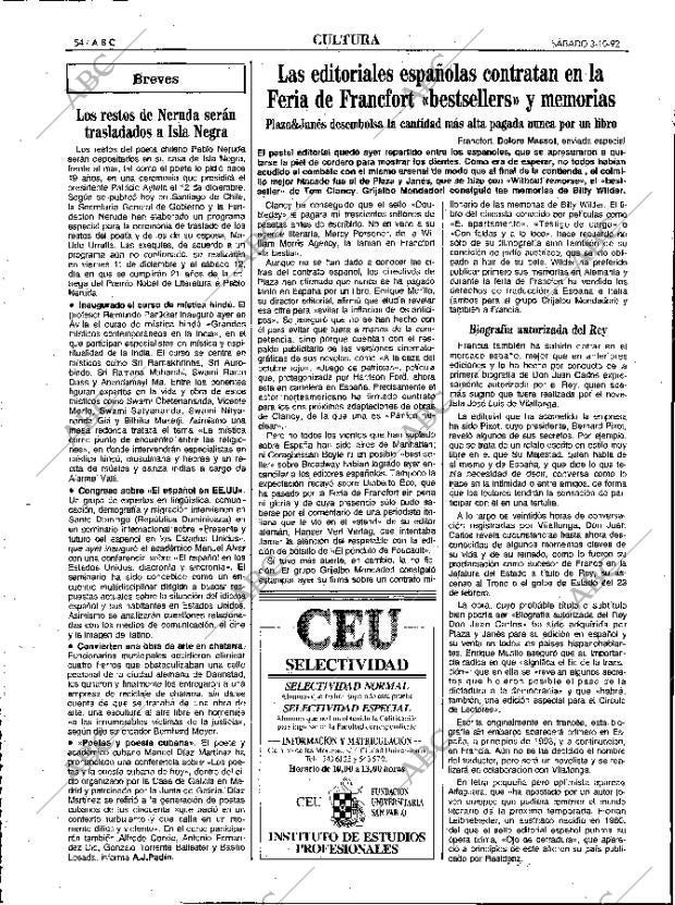 ABC MADRID 03-10-1992 página 54