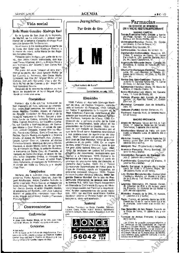 ABC MADRID 03-10-1992 página 63